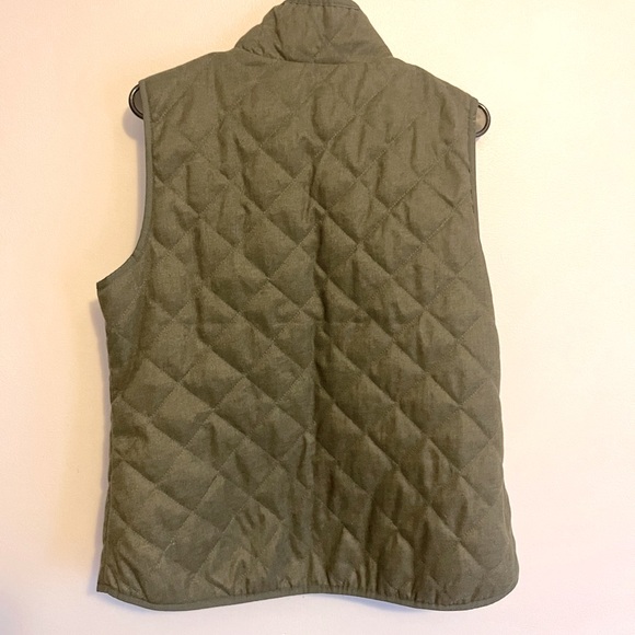 Olive Green Puffer Vest - Picture 2 of 3
